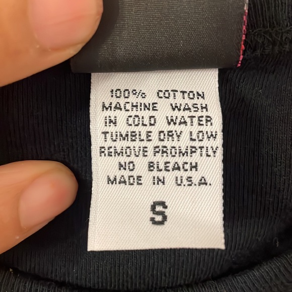 Vintage 1990s Rockabilly Lucky 13 Skull Black Tee T Shirt Top. Sz: Small USED! - Picture 4 of 6